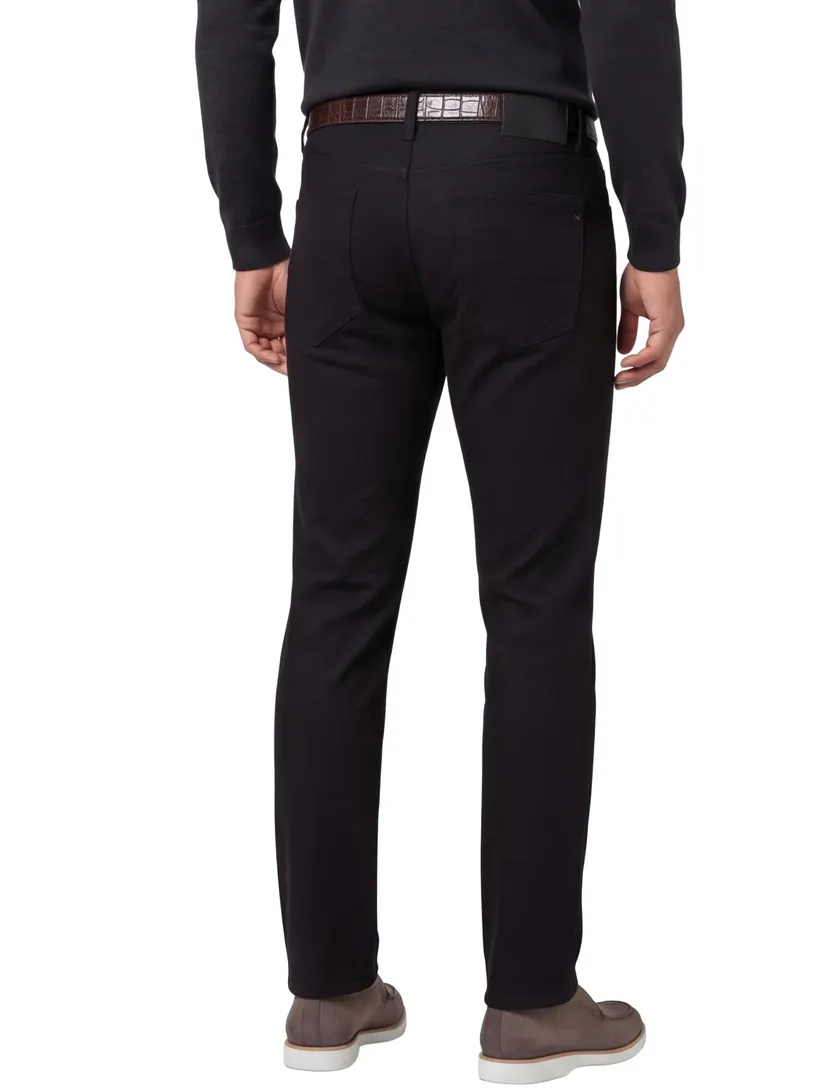 Brax jeans zwart effen met steekzakken