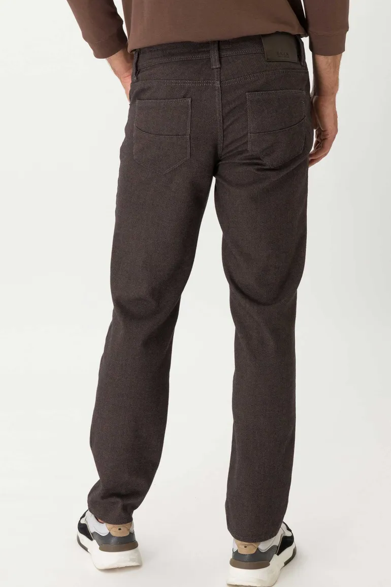 jeans Brax bruin katoen