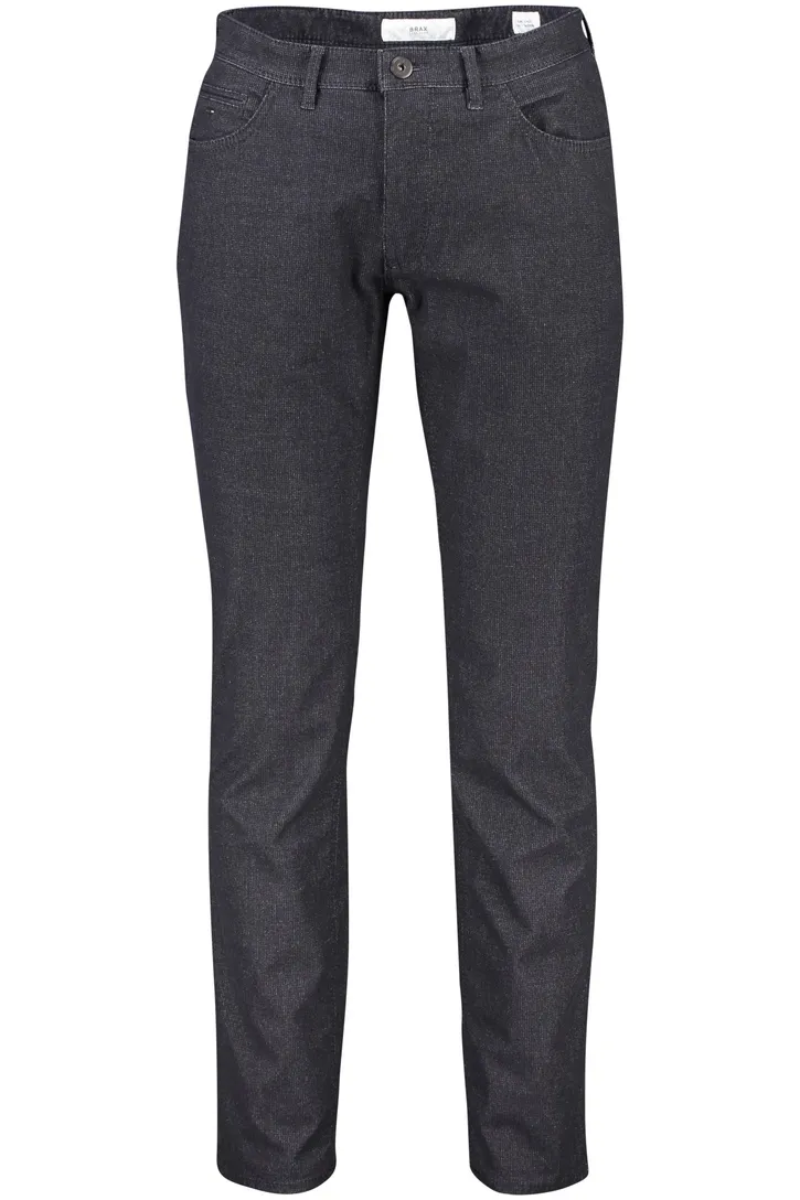 Brax jeans zwart gemêleerd katoen