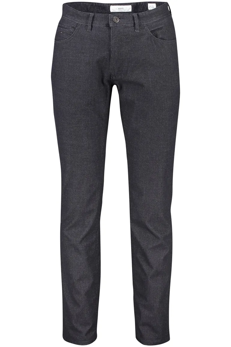 Brax jeans zwart gemêleerd katoen