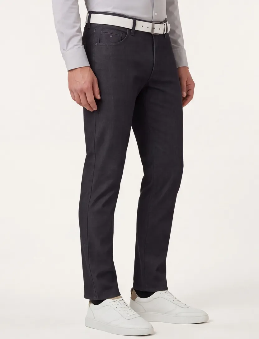 Brax jeans zwart gemêleerd katoen