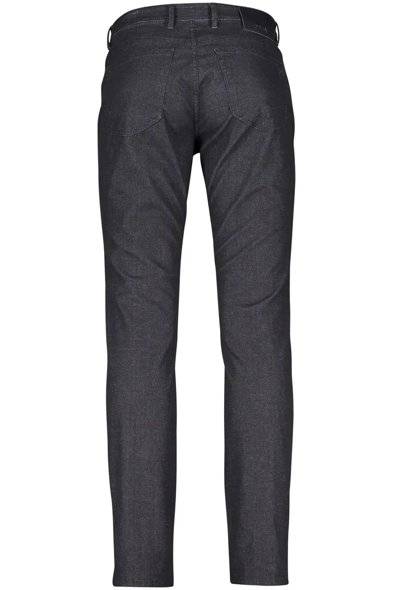 Brax jeans zwart gemêleerd katoen