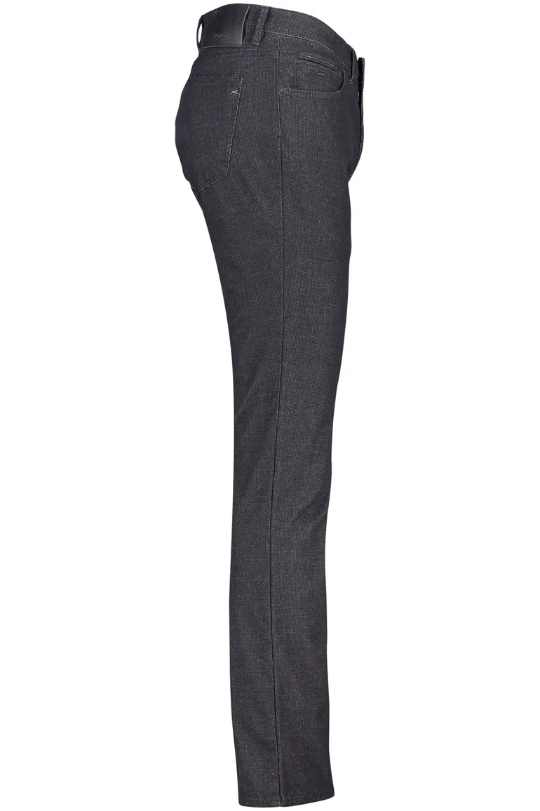 Brax jeans zwart gemêleerd katoen