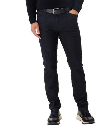 Brax Brax 5-pocket pantalon donkerblauw gemêleerd katoen