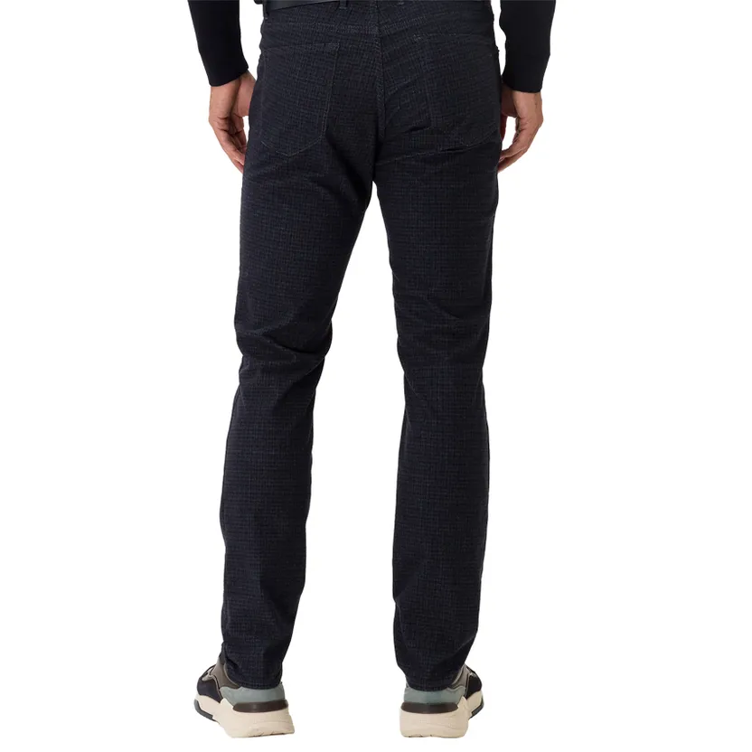 Brax 5-pocket pantalon donkerblauw gemêleerd slim fit