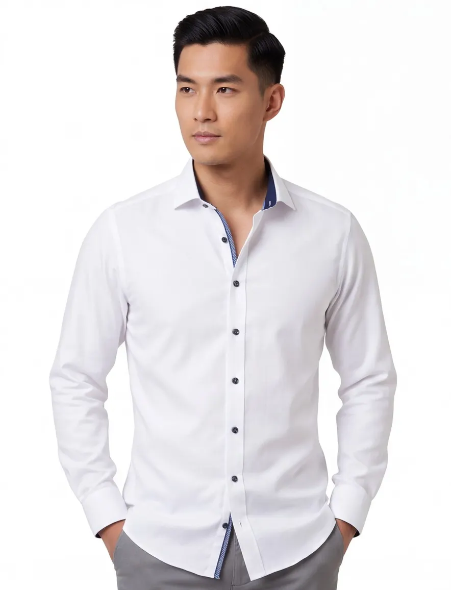 Olymp business overhemd extra slim fit wit uni
