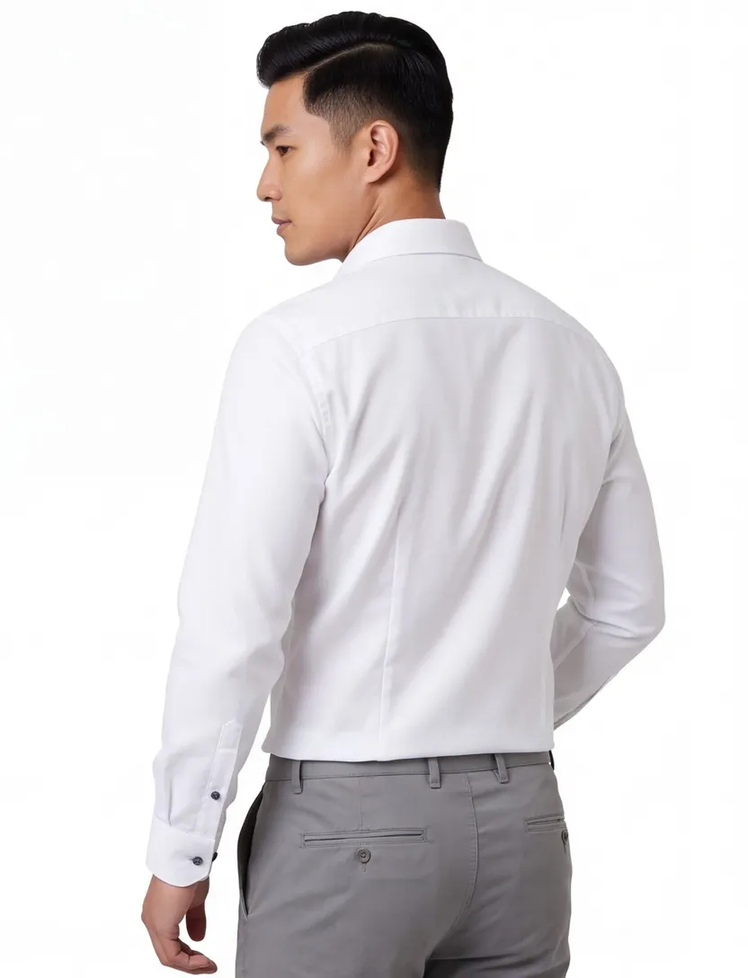 Witte Olymp business overhemd extra slim fit katoen