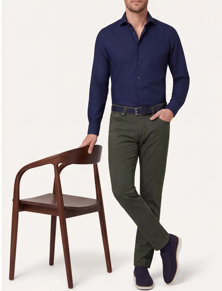 Brax Chuck 5-pocket broek groen