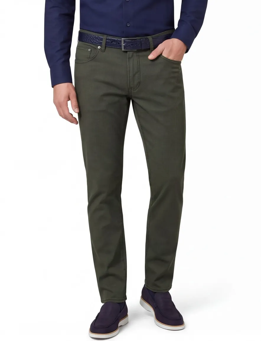 Brax Chuck 5-pocket broek groen