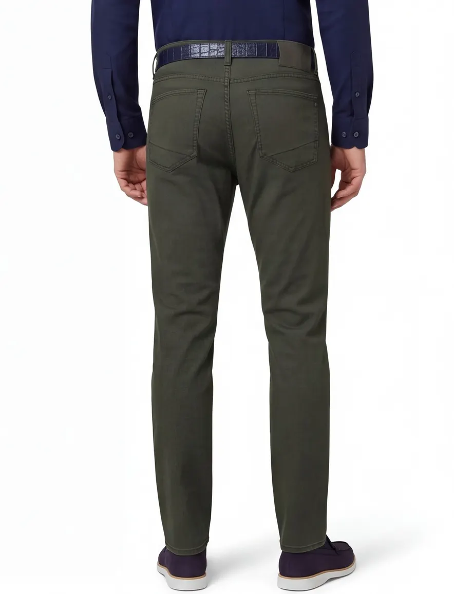 Brax Chuck 5-pocket broek groen