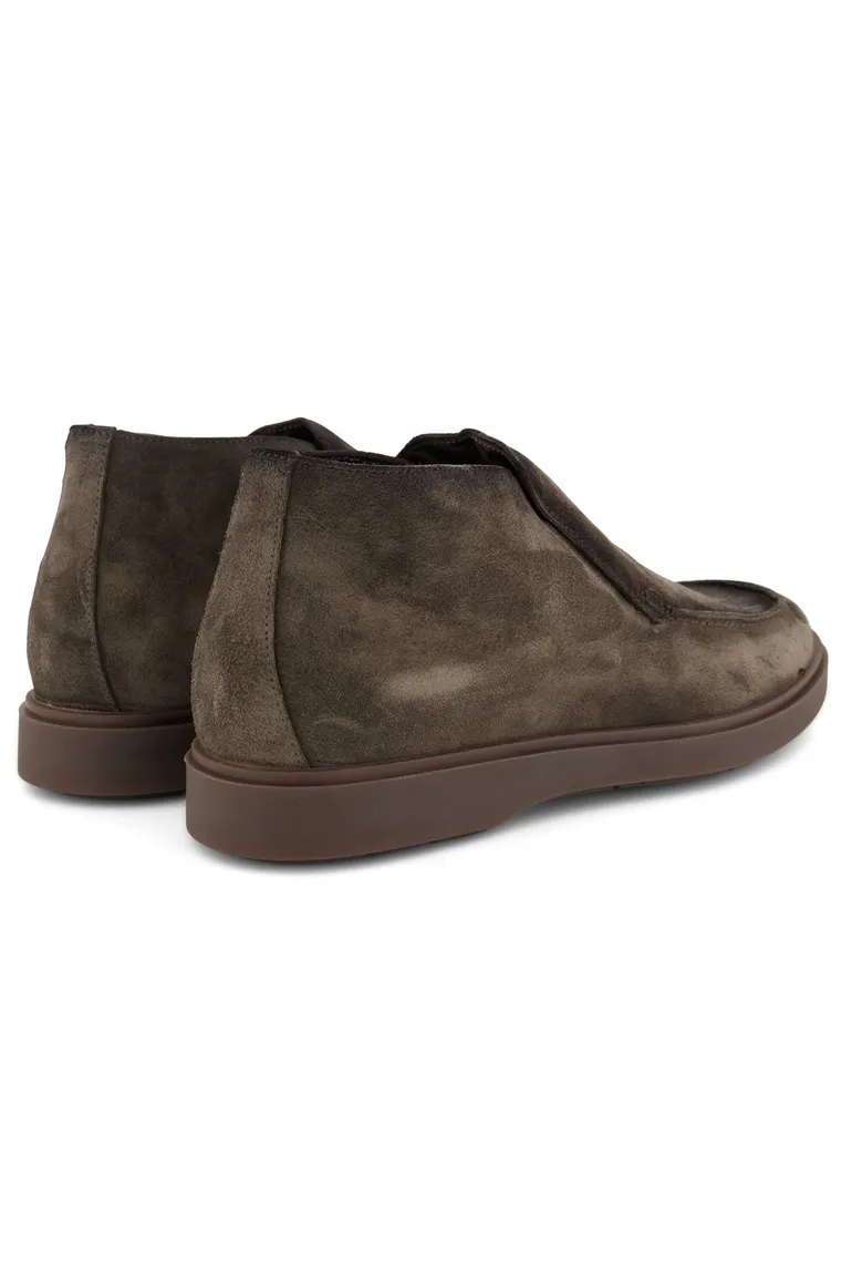 Leren schoenen Giorgio groen