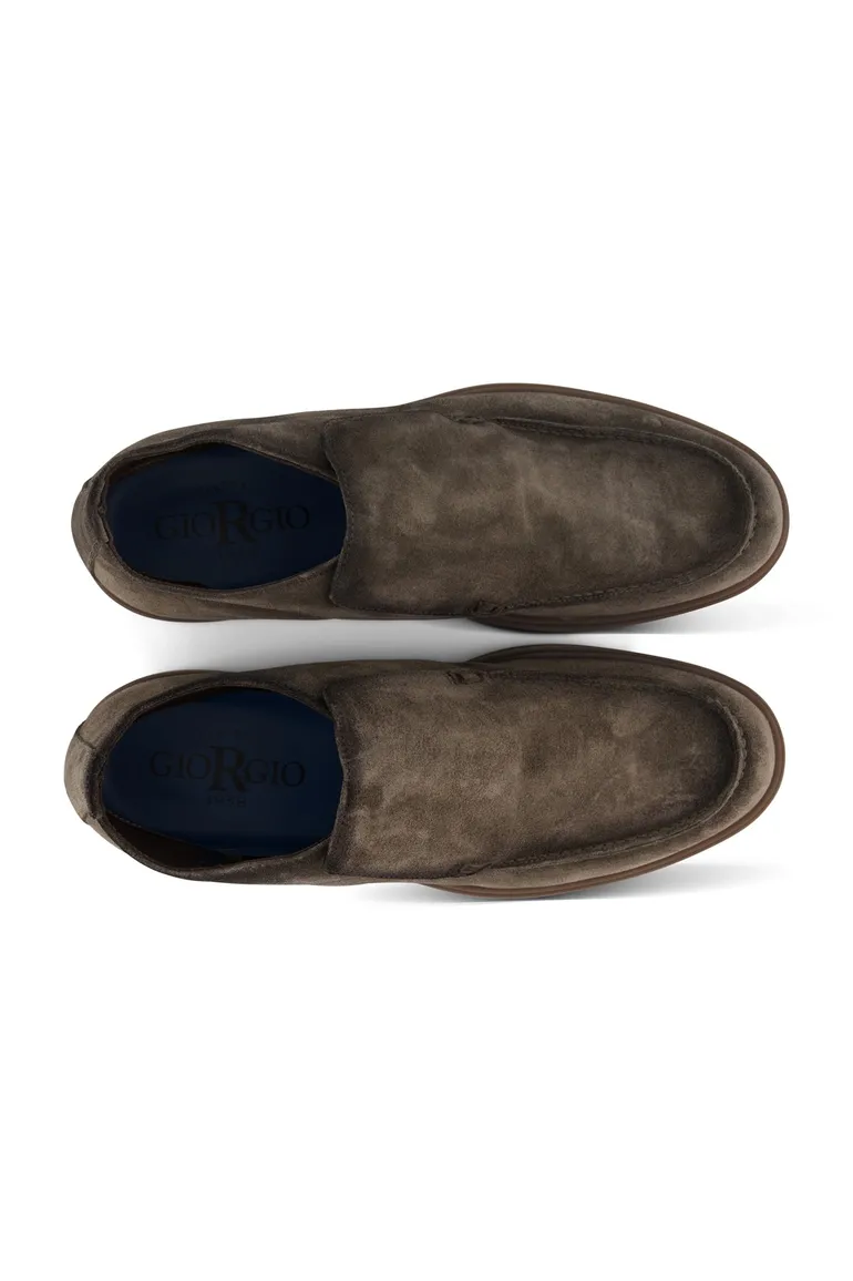 Leren schoenen Giorgio groen