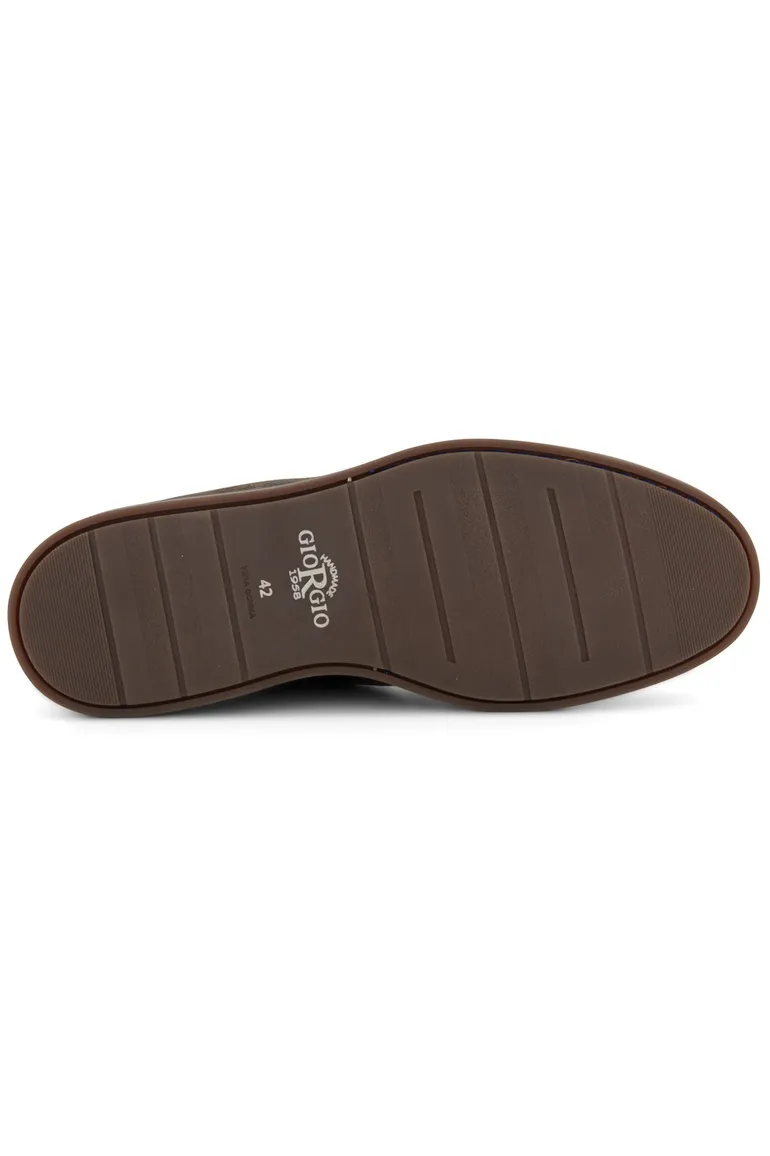 Leren schoenen Giorgio groen