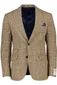 Wellington of Bilmore colbert wol normale fit beige geruit