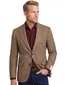 Wellington of Bilmore colbert wol normale fit beige geruit
