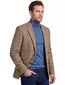 Wellington of Bilmore colbert wol slim fit beige geruit