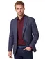 Wellington of Bilmore colbert wol donkerblauw geruit