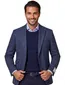 Wellington of Bilmore colbert wol normale fit donkerblauw gemêleerde