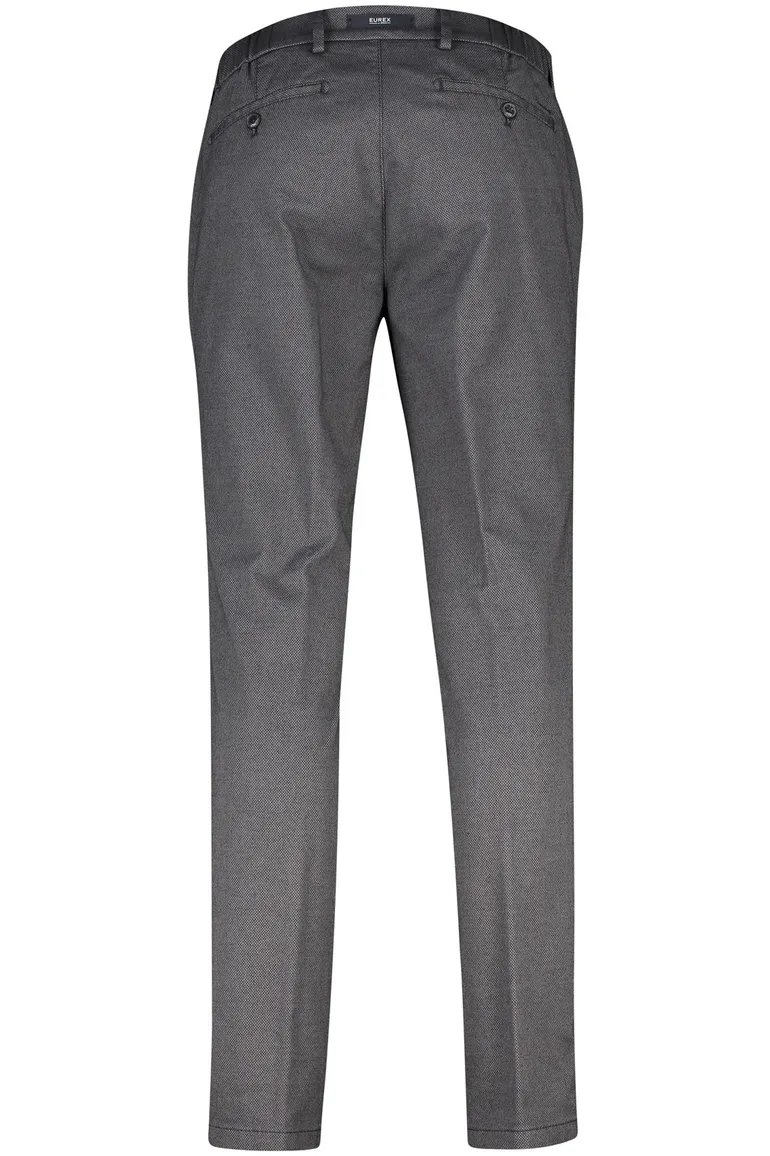 Eurex katoenen broek Eurex grijs geruit katoen