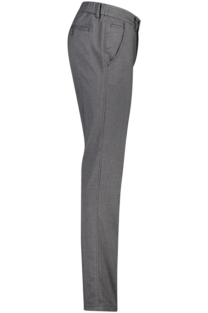 Eurex katoenen broek grijs geruit katoen Eurex
