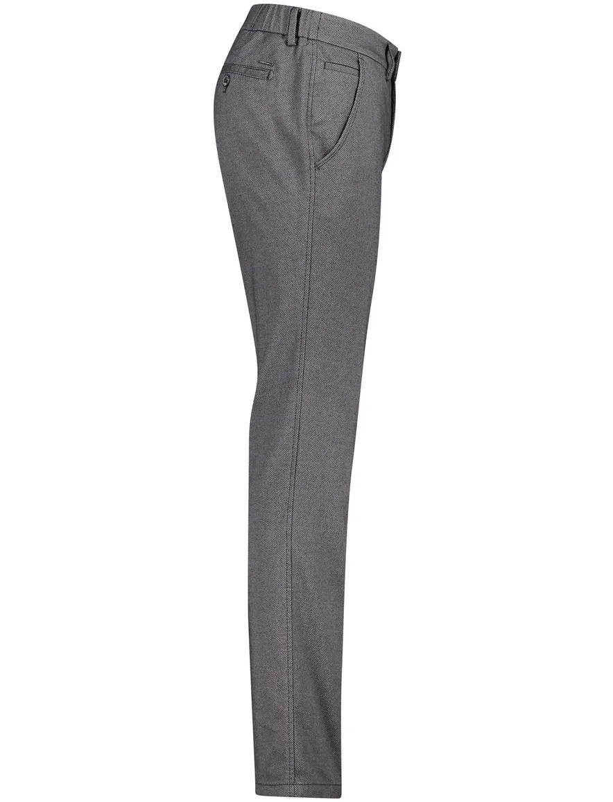 katoenen broek Eurex grijs geruit katoen Eurex