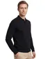 Boss Black Bono-L polo normale fit zwart effen wol