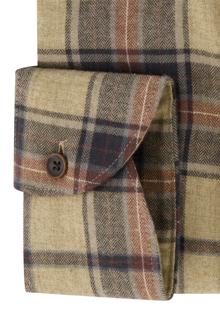 Wit overhemd John Miller zakelijk Slim Fit geprint katoen
