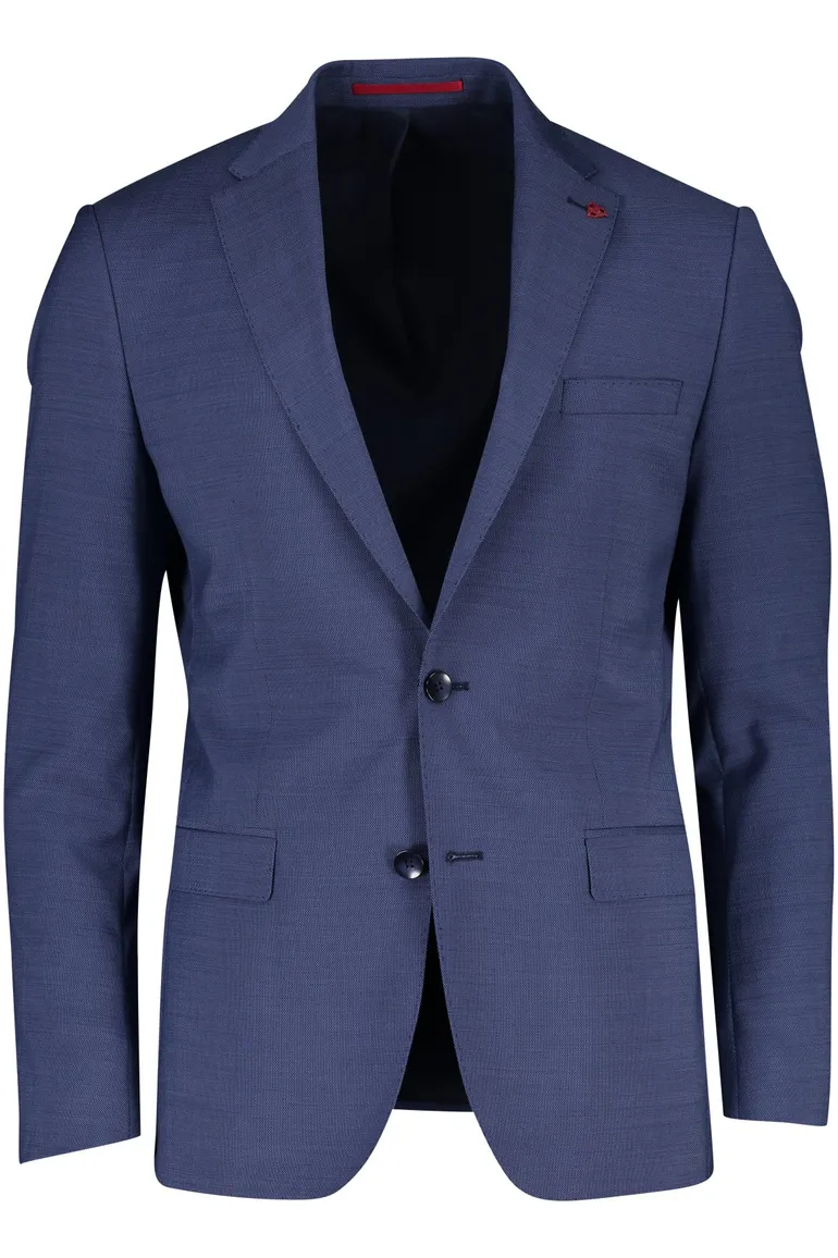 Roy Robson colbert blauw viscose Mix & Match