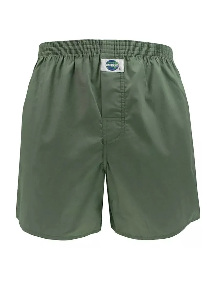 boxershort Deal effen katoen groen