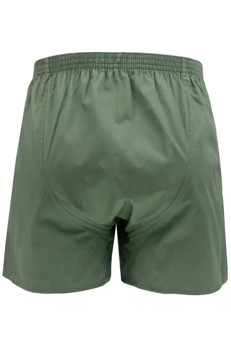boxershort Deal effen katoen groen