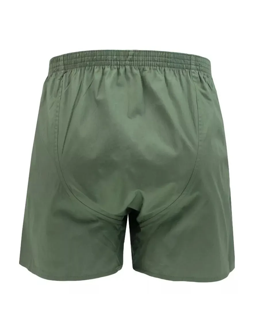 boxershort Deal effen katoen groen
