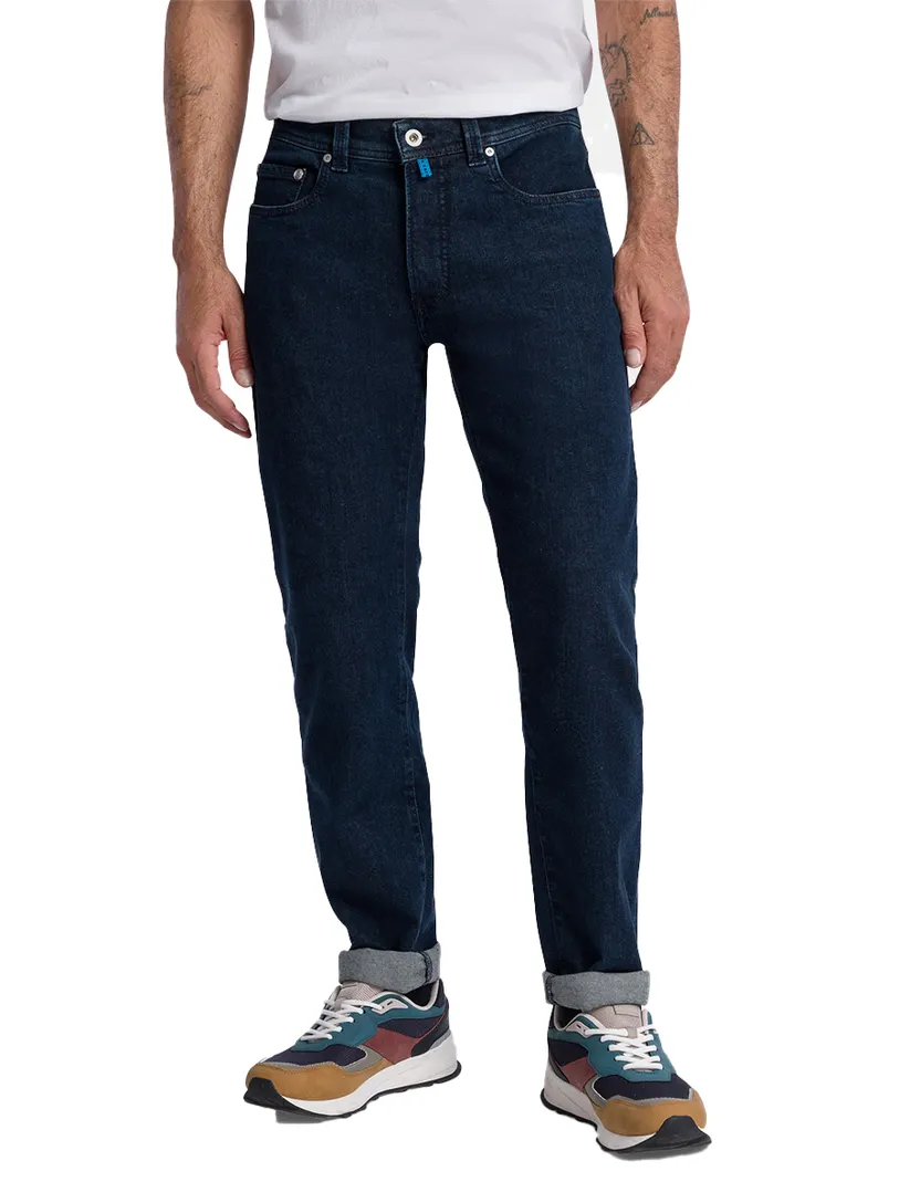 Pierre Cardin Lyon Tapered fit jeans donkerblauw