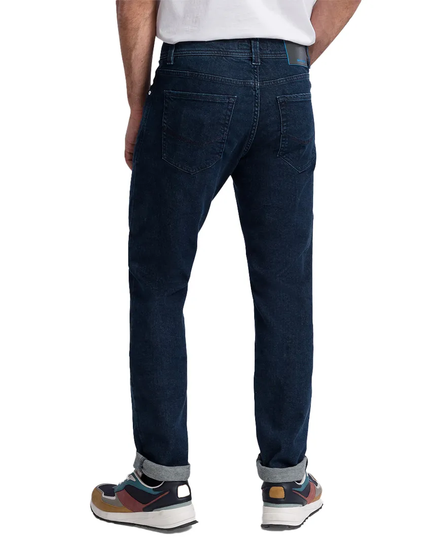 Pierre Cardin Lyon Tapered Future Flex jeans donkerblauw