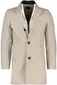 Portofino winterjas beige normale fit effen rits + knoop
