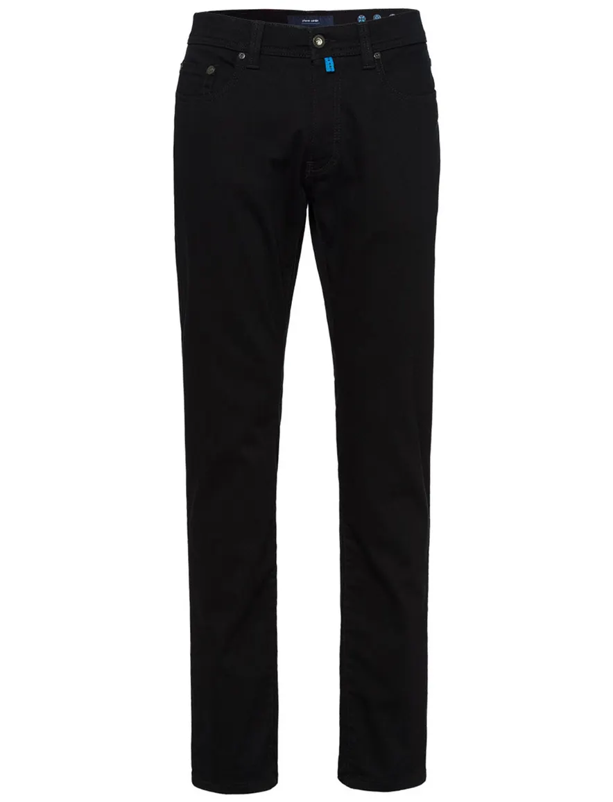 Pierre Cardin Lyon Tapered fit 5-pocket zwart
