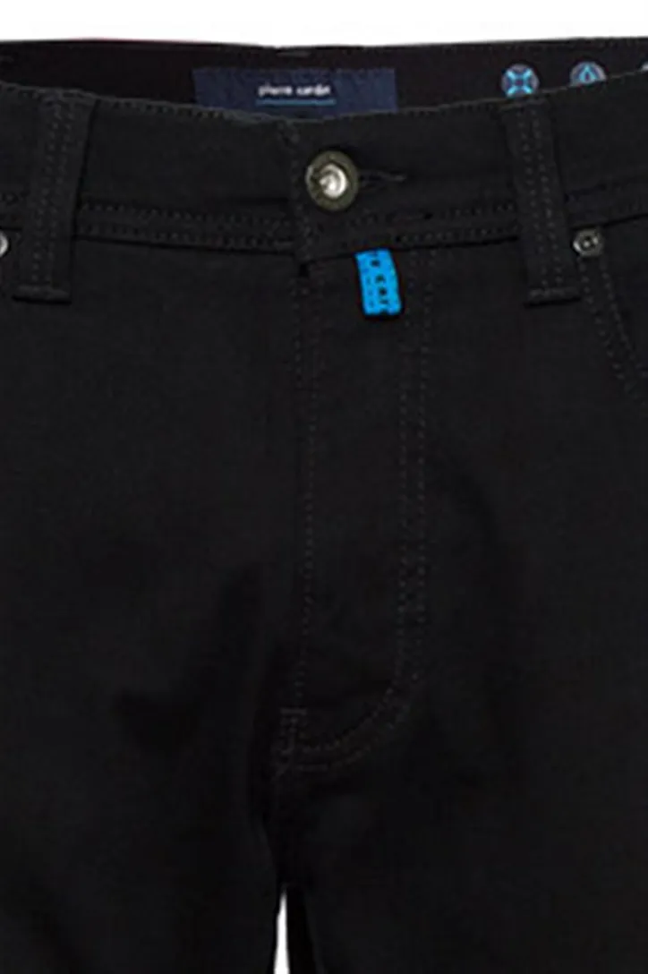 Pierre Cardin Future Flex Tapered Fit zwart 5-pocket