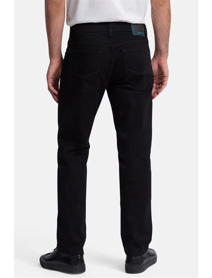Pierre Cardin Lyon Tapered fit 5-pocket zwart