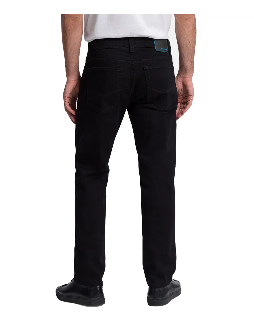Pierre Cardin Lyon Tapered fit 5-pocket zwart
