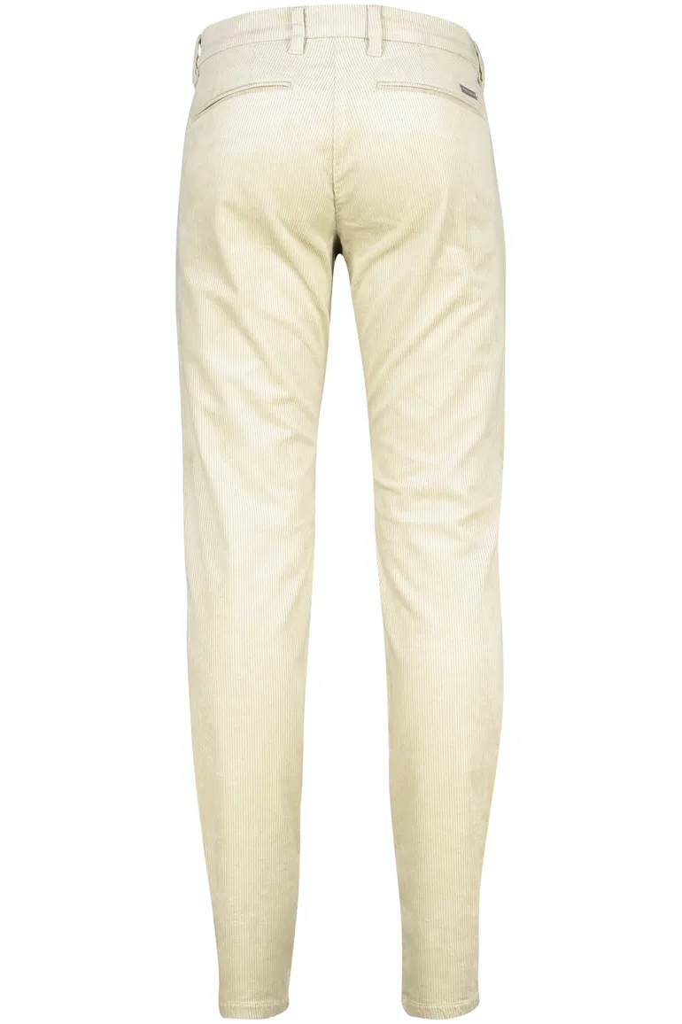 katoenen broek Mac beige Lennox effen katoen