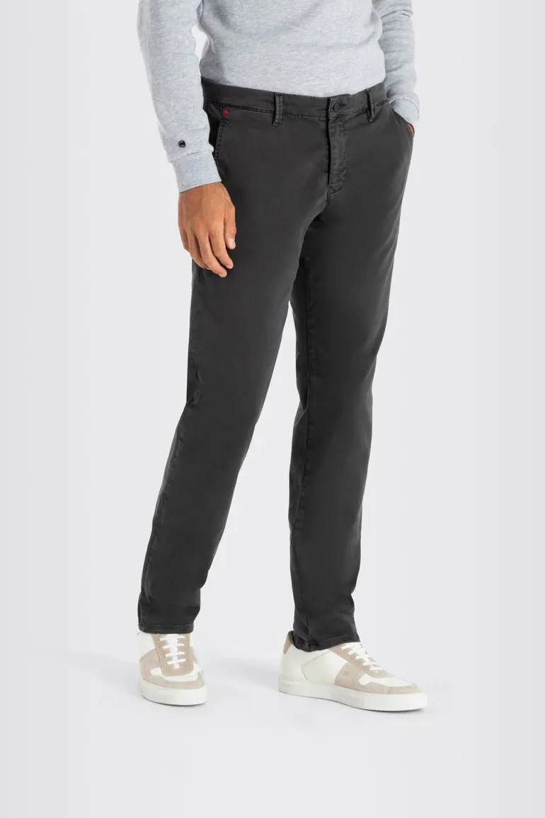 jeans Mac grijs effen katoen