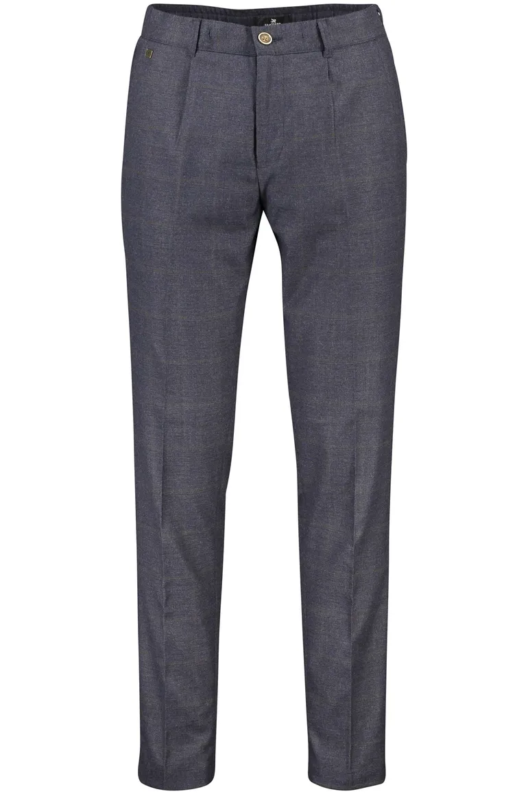 Vanguard katoenen broek donkerblauw gemêleerd
