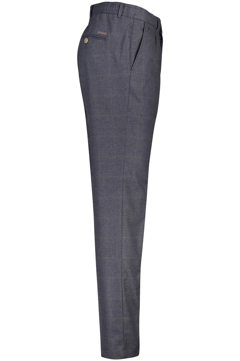 Vanguard katoenen broek donkerblauw gemêleerd