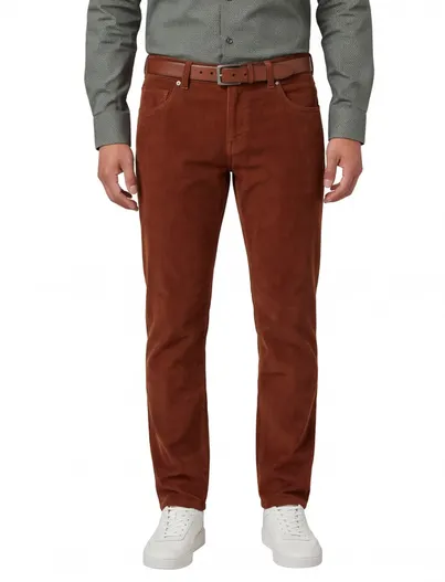 Gardeur Gardeur jeans bruin effen denim katoen