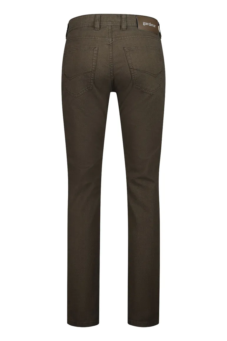 jeans Gardeur bruin effen katoen Sandro