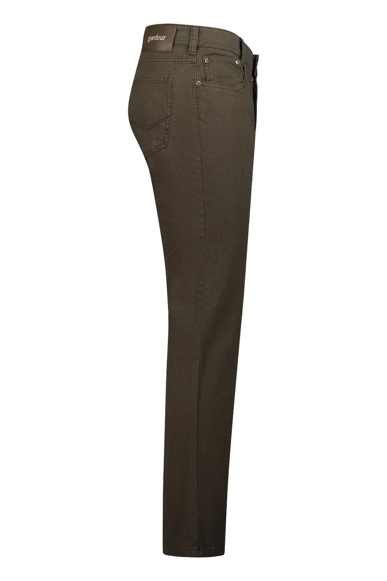 jeans Gardeur bruin effen katoen Sandro