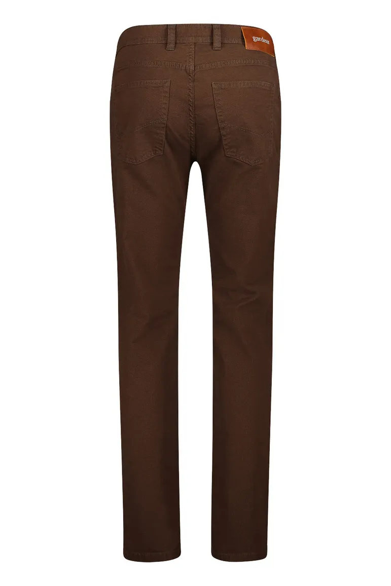 jeans Gardeur bruin effen katoen Sandro
