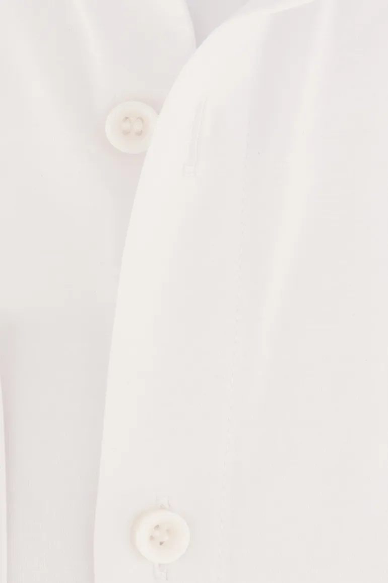 business overhemd Olymp wit effen katoen super slim fit