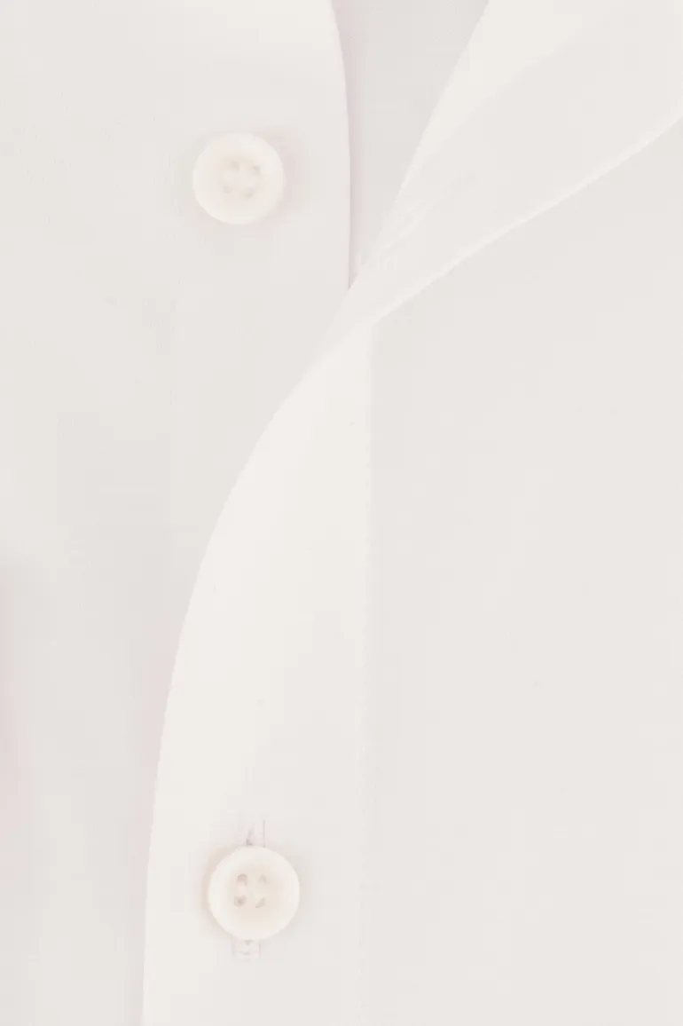 Olymp overhemd mouwlengte 7 No. 6 super slim fit wit effen katoen