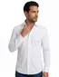 Olymp overhemd mouwlengte 7 No. 6 wit effen katoen super slim fit