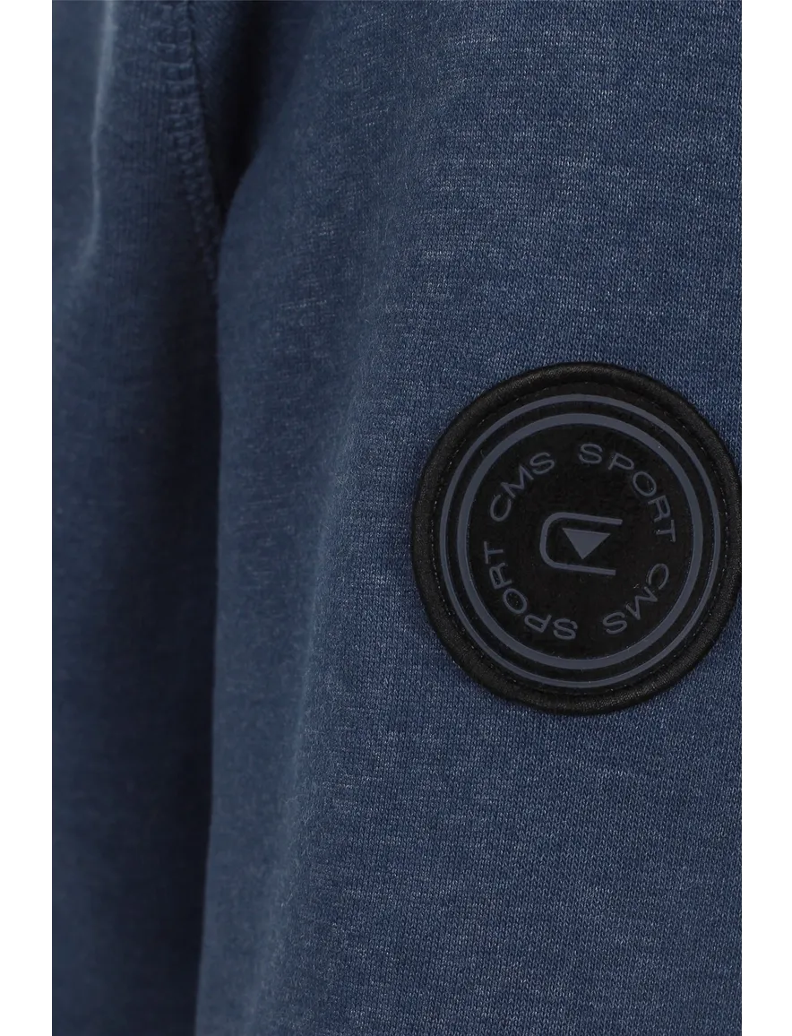 Casa Moda trui met rits blauw